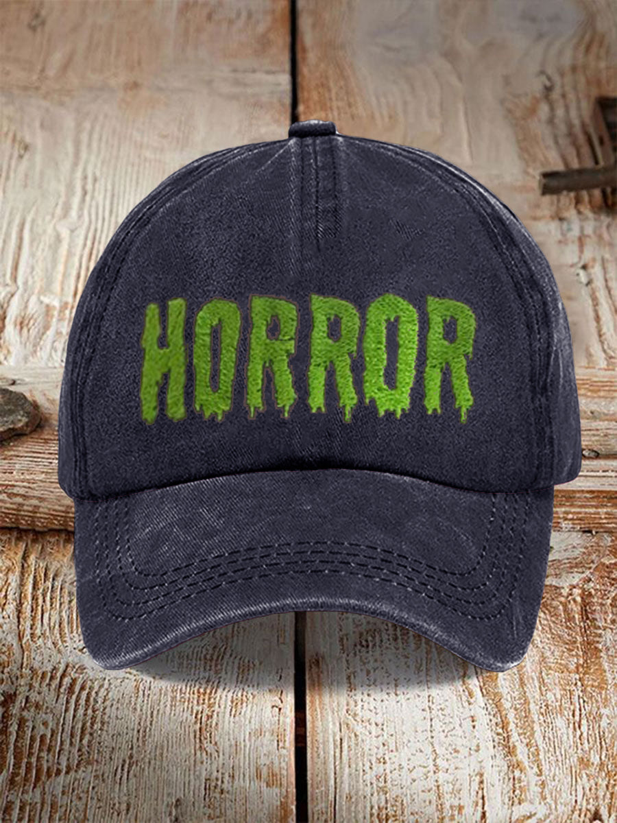 Halloween unisex ijesztő nyomtatott kalap