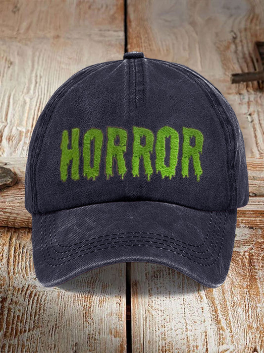 Halloween unisex ijesztő nyomtatott kalap