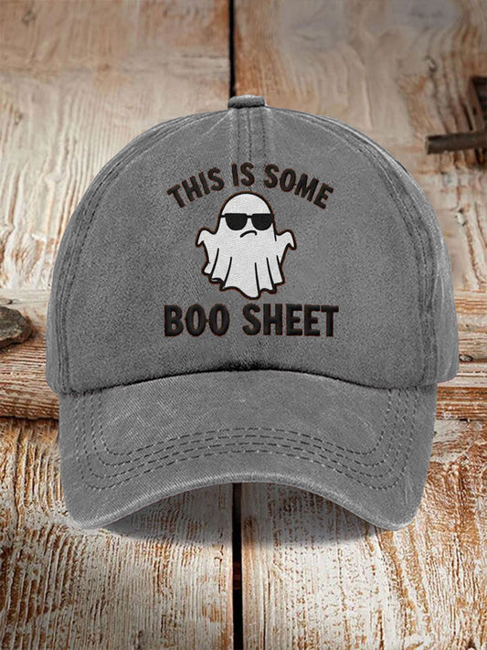 Halloween unisex napszemüveg kísérteties nyomtatott sapka