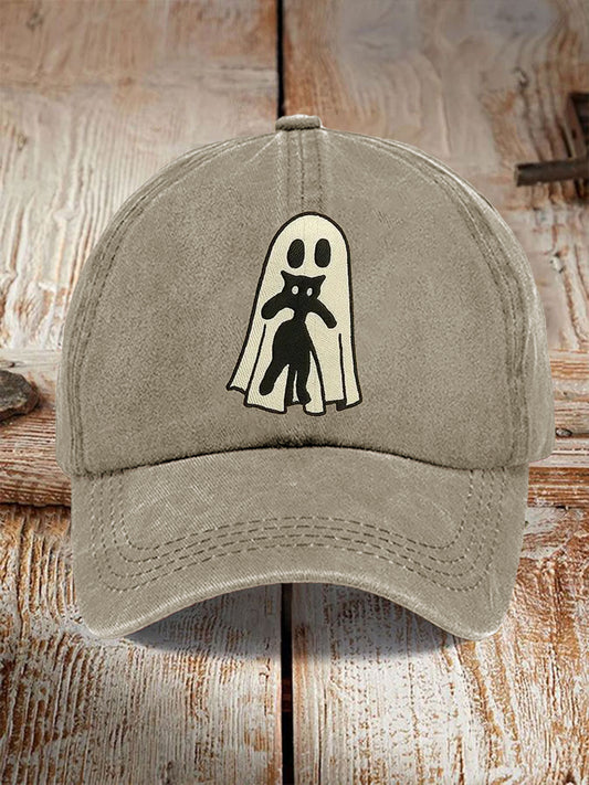 Halloween unisex kísérteties macska nyomtatott kalap