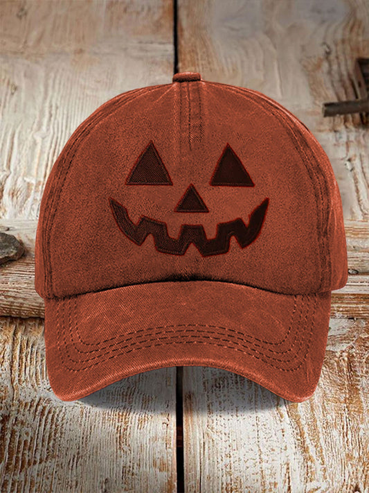 Halloween unisex tök mosoly nyomtatott kalap