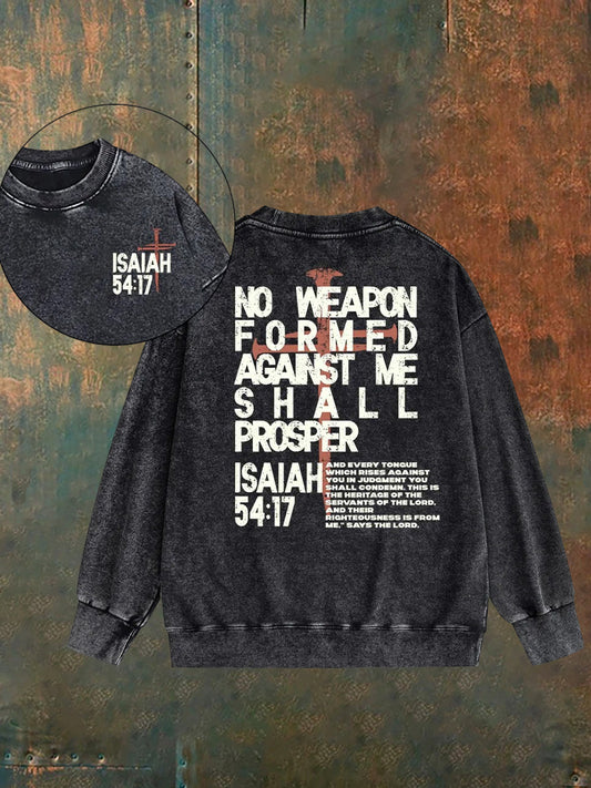 Férfi vintage szomorú keresztény alkalmi pulóver