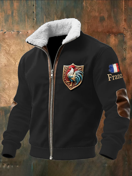 Férfi francia kakas alkalmi kabát